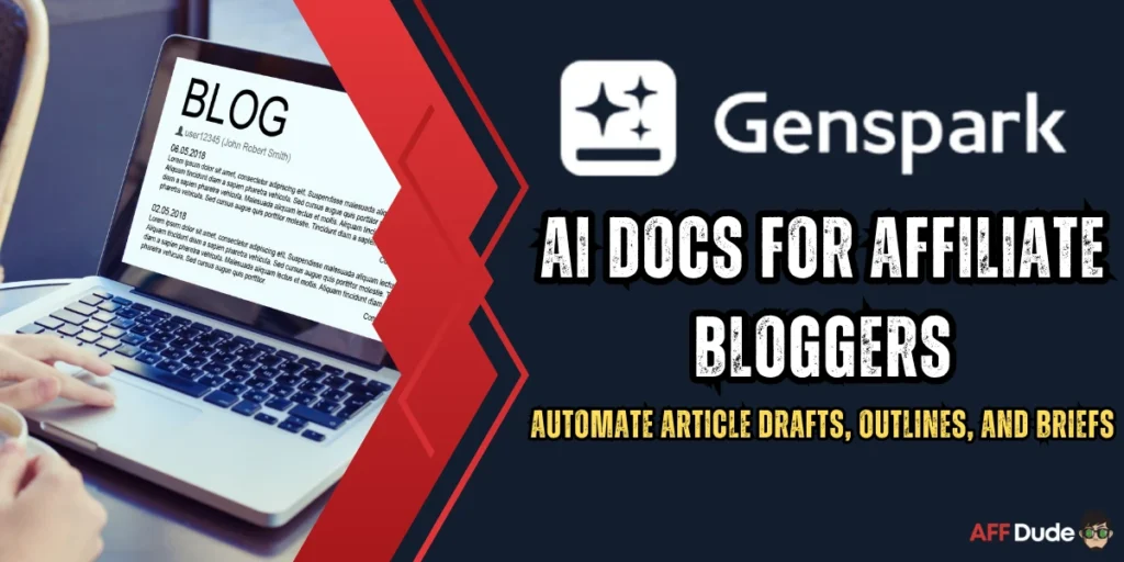 Genspark AI Docs for Affiliate Bloggers