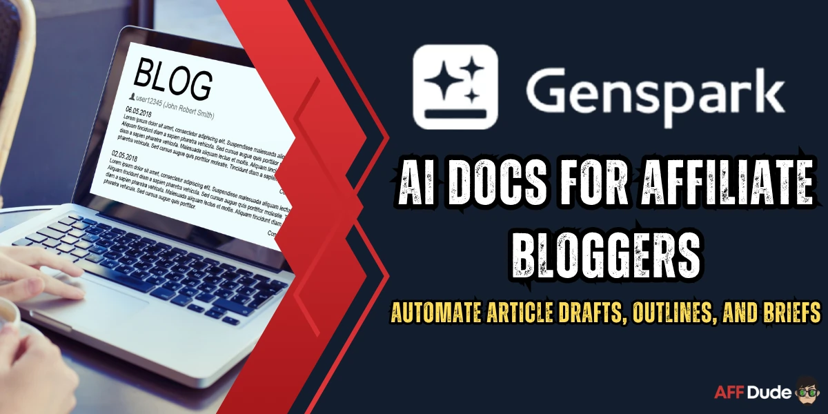 Genspark AI Docs for Affiliate Bloggers