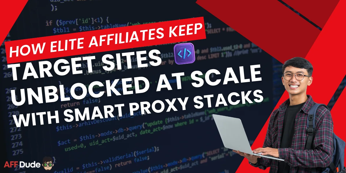 How Elite Affiliates Keep Target Sites Unblocked at Scale With Smart Proxy Stacks