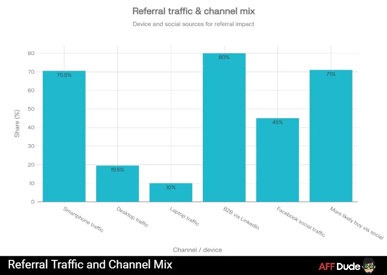 Referral Traffic and Channel Mix