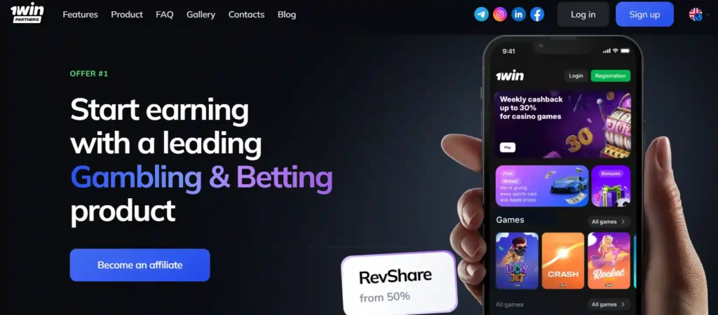 1Win Partners Affiliate Program