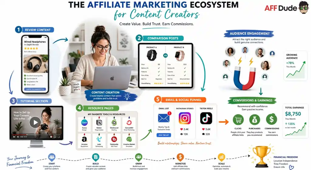 Bloggers earning through affiliate marketing partnerships