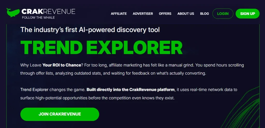CrakRevenue Trend Explorer