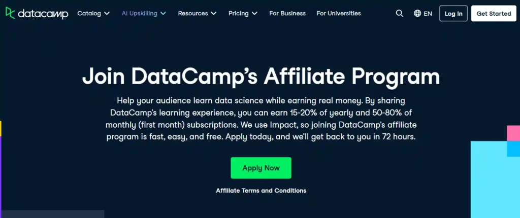 DataCamp Tech Education Affiliate Program