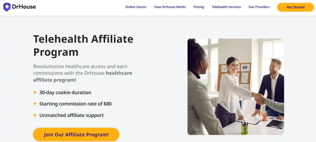 DrHouse Telehealth Affiliate Program