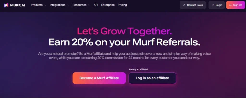 Murf AI Affiliate Program