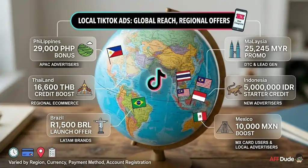 Regional TikTok for Business Coupons