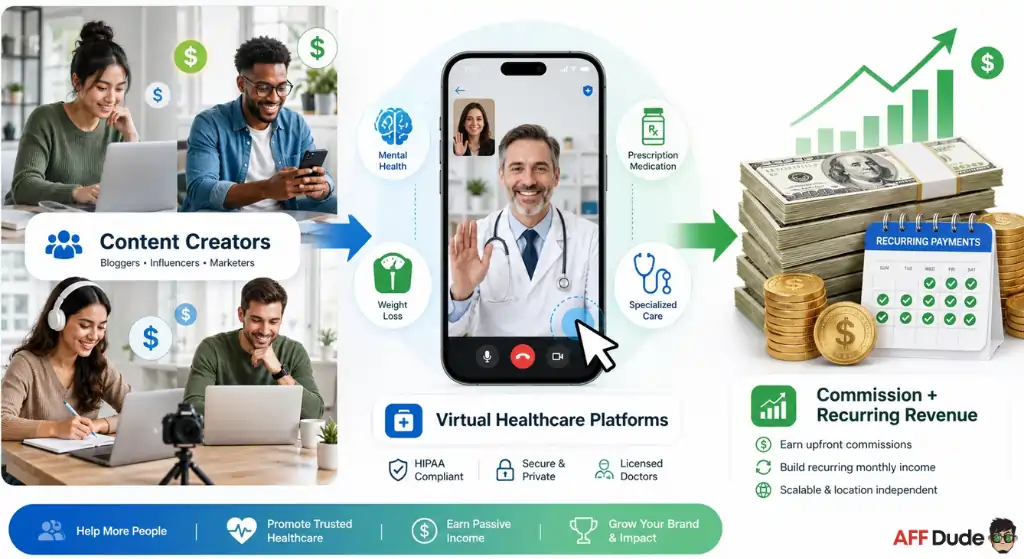 Telehealth affiliate marketing growth trends