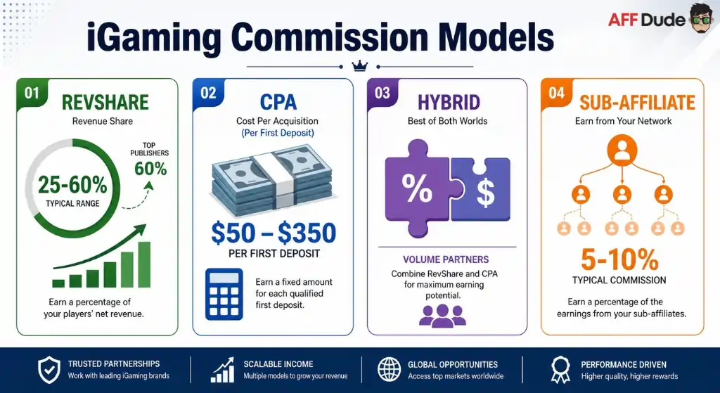 iGaming Affiliate Commission Rates