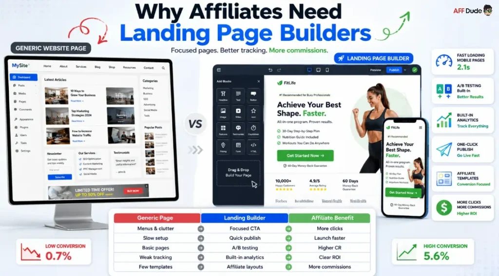 Affiliate Marketing Needs Better Landing Pages
