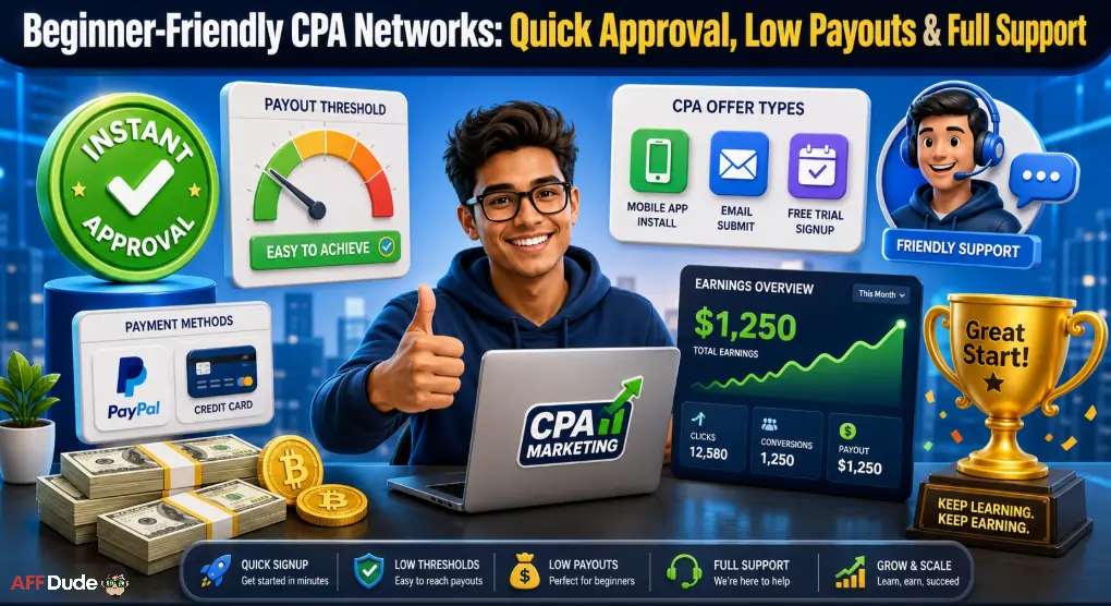 Beginner-Friendly CPA Networks