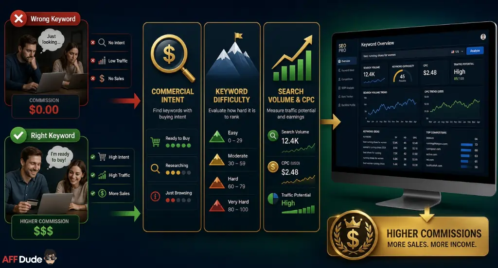 Keyword Research Tools for Affiliate SEO Decide Commission Outcomes
