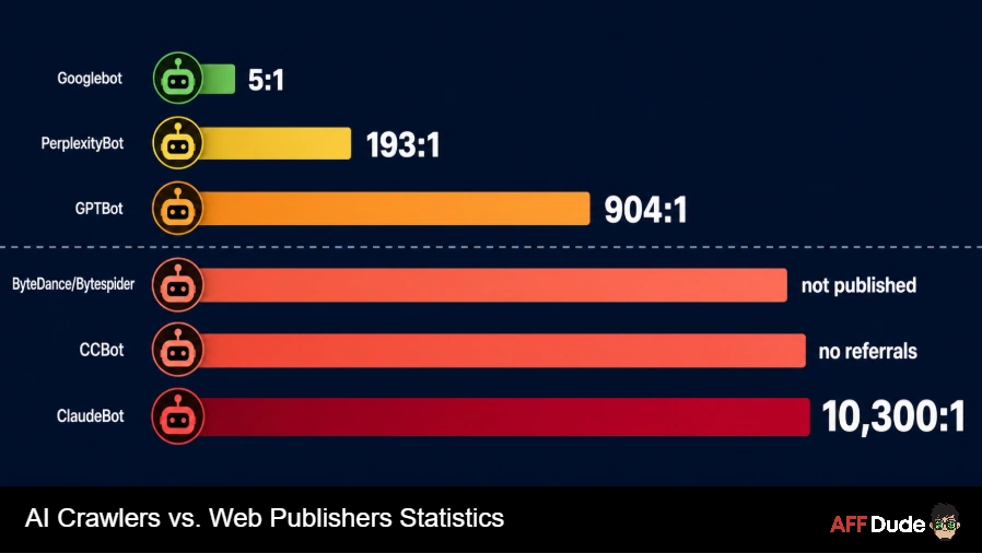 AI Crawlers vs. Web Publishers Statistics