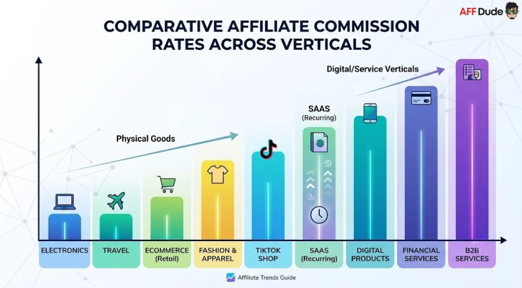 Affiliate marketer reviewing brand commission payouts