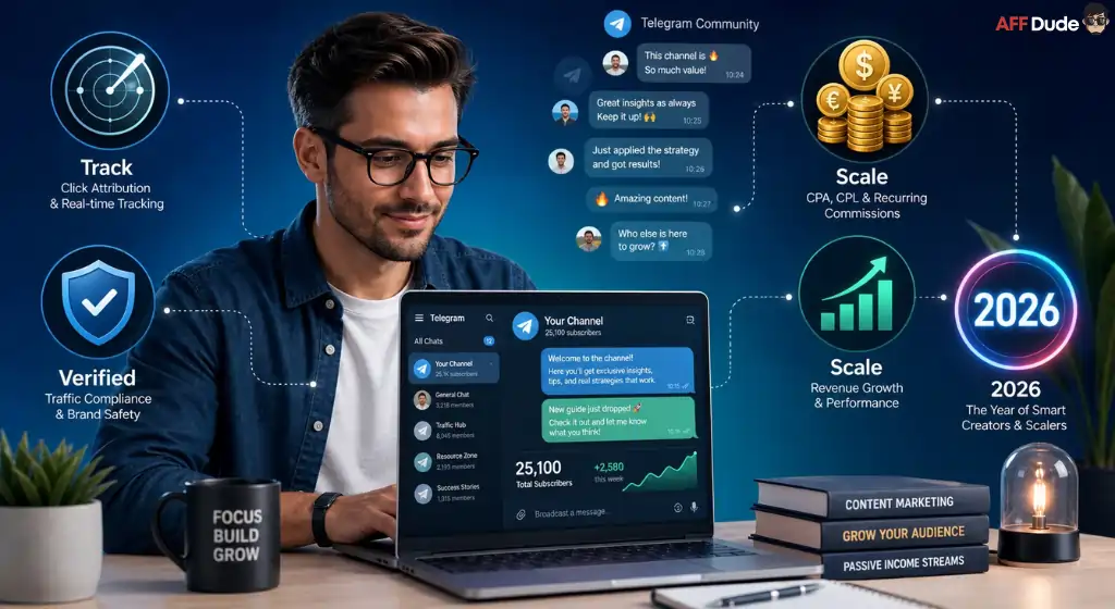 Affiliate networks boosting Telegram channel revenue