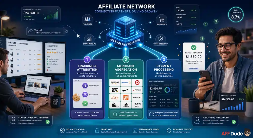 Affiliate networks for review comparison websites