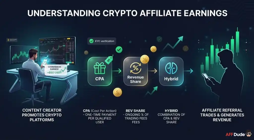 Crypto exchange affiliate commission payment methods explained
