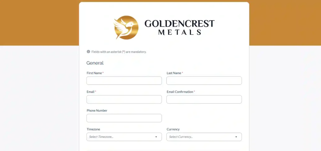 GoldenCrest Metals Affiliate Program