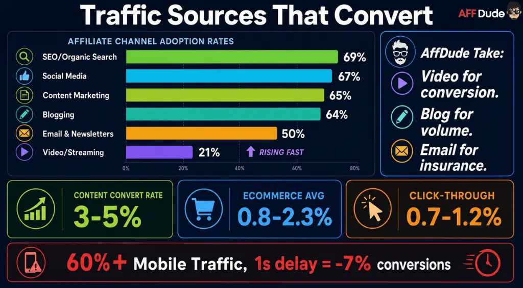 High-converting website traffic sources