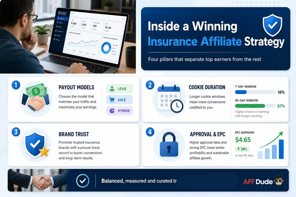 High-paying insurance affiliate program promotion criteria