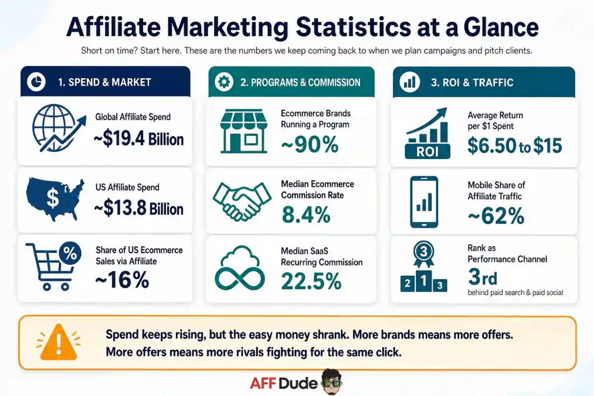 Key affiliate marketing growth metrics