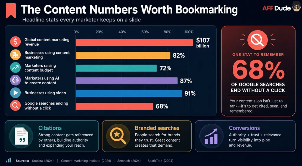 Key content marketing statistics and trends