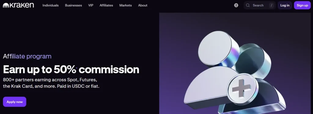 Kraken Affiliate Program