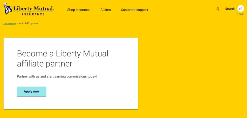 Liberty Mutual Affiliate Program