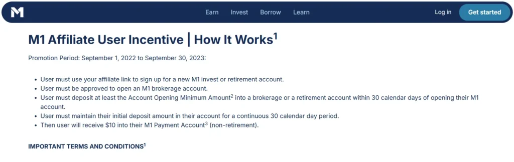 M1 Finance Affiliate Programs
