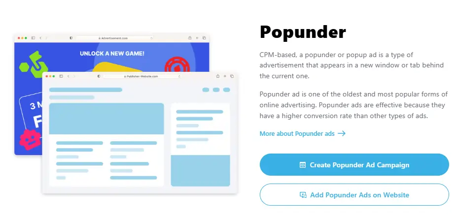 Popunder HilltopAds