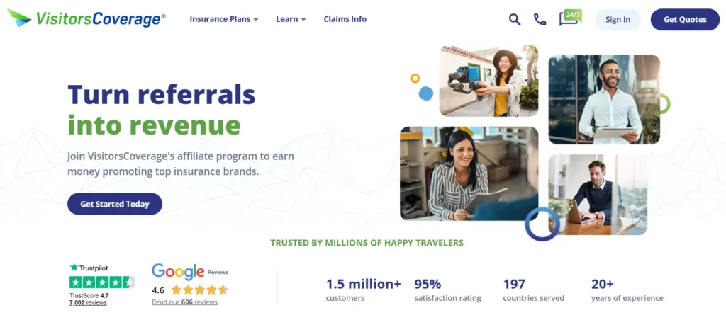 VisitorsCoverage Affiliate Program