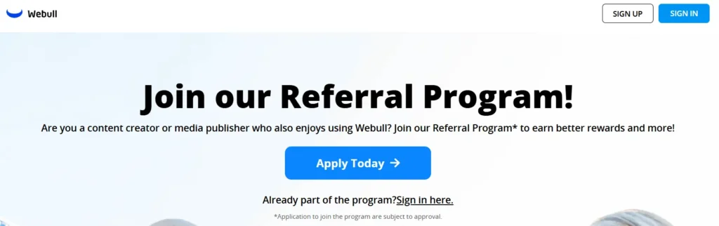 Webull Affiliate Program