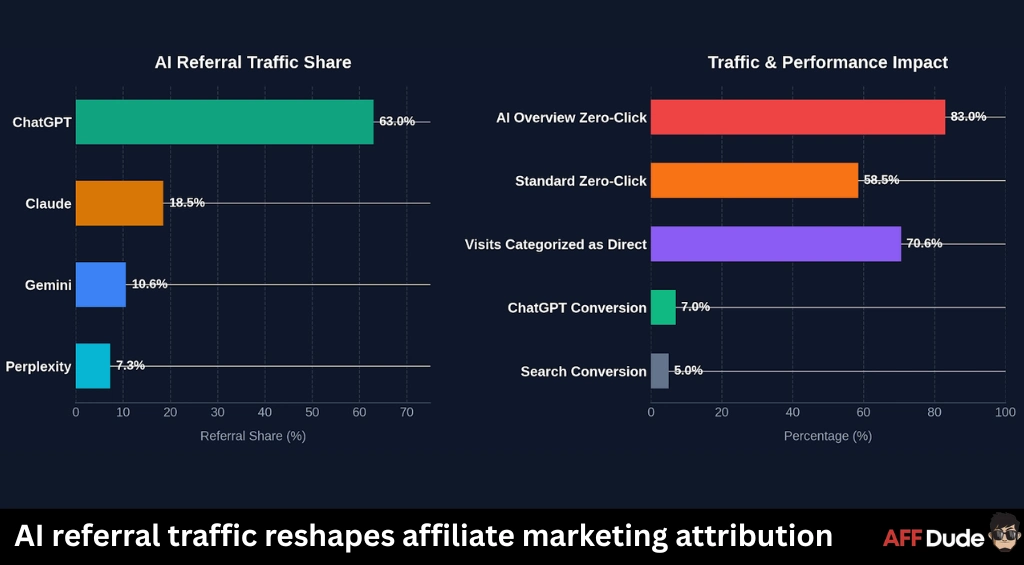 AI referral traffic reshapes affiliate marketing attribution