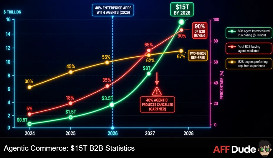 Agentic Commerce $15T B2B Statistics