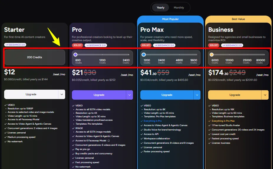 Akool Add-On Credit Packs