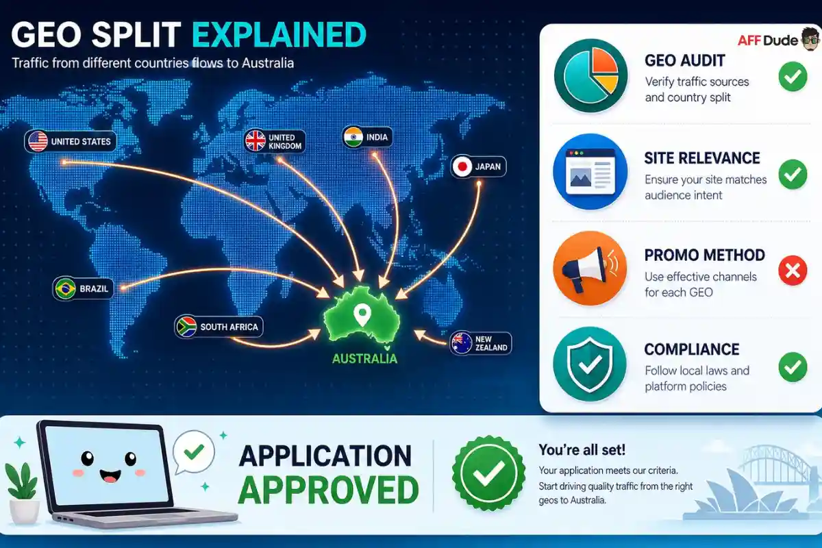 Australian affiliate approval criteria for non-AU traffic
