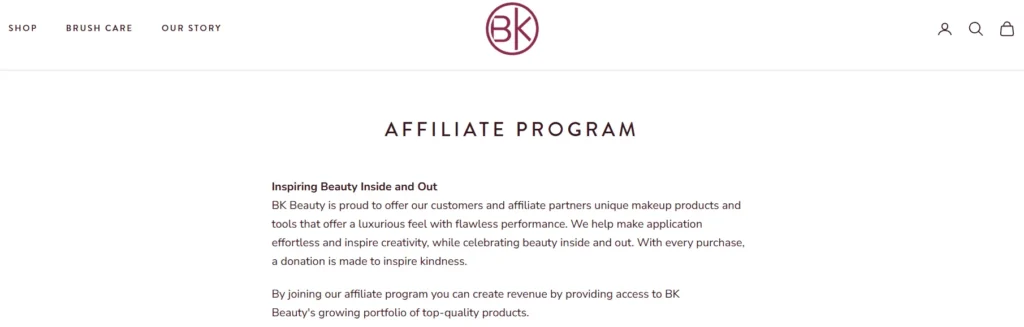 BK Beauty Affiliate Program