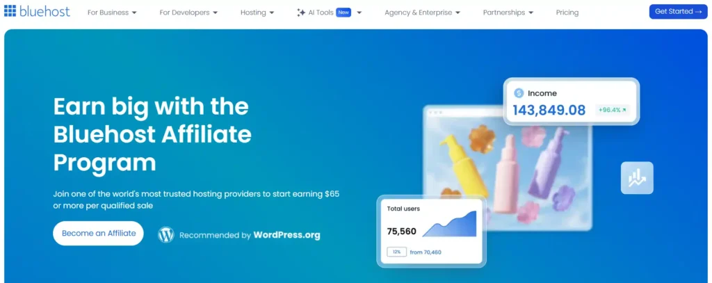 Bluehost Affiliate Program