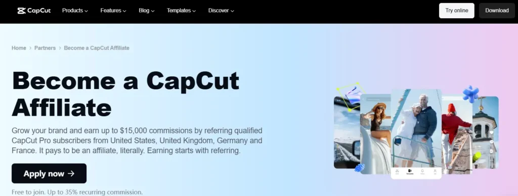 CapCut Creative Affiliate Program