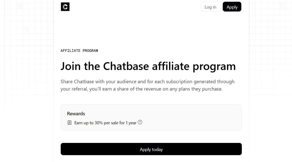 Chatbase Affiliate Program