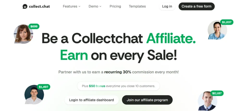 Collect.chat Affiliate Program