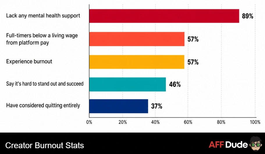 Creator Burnout Stats