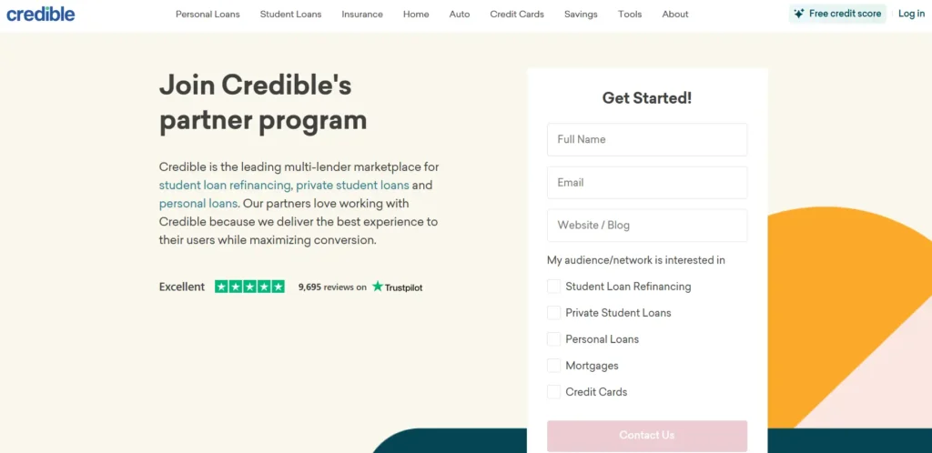 Credible Affiliate Program