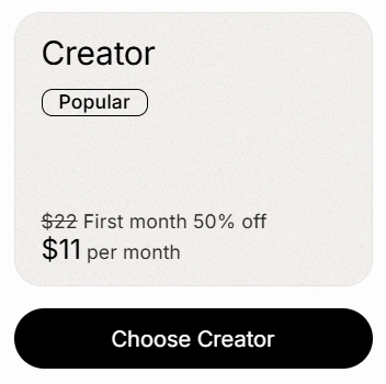 ElevenLabs Creator Plan