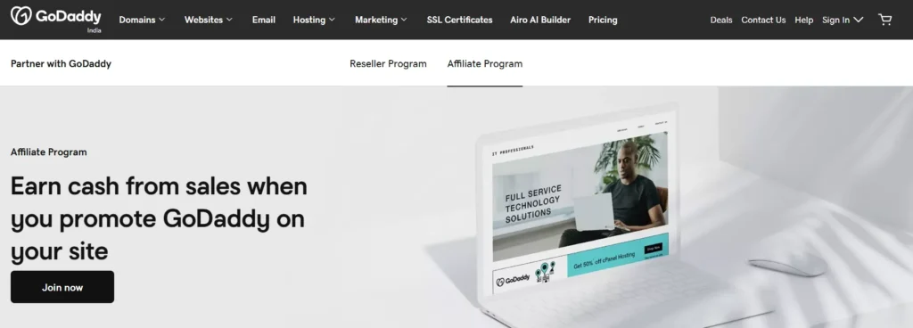 GoDaddy Affiliate Program