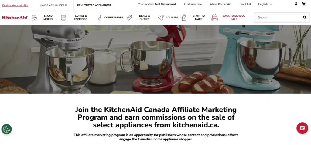 KitchenAid Affiliate Program
