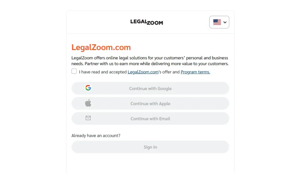 Legal Templates Affiliate Program