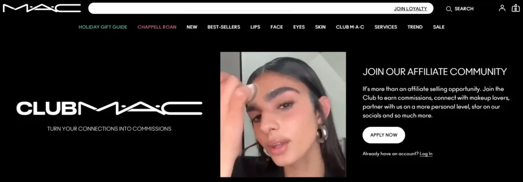 MAC Cosmetics Affiliate Program