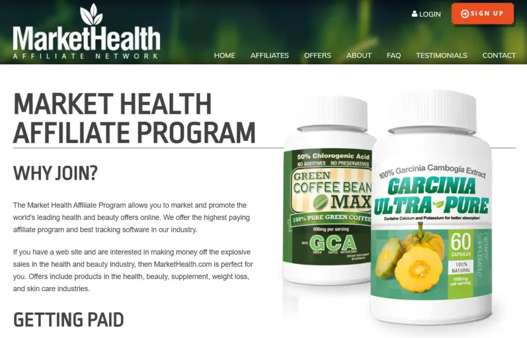 Market Health Affiliate Program