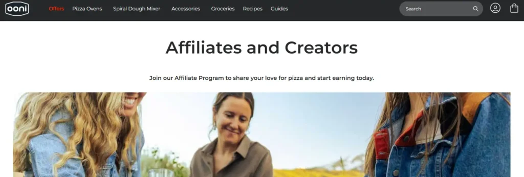 Ooni Pizza Ovens Affiliate Program